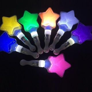 新品□オトクな2個セット♪星型ペンライト ライブ コンサート 紫2本の
