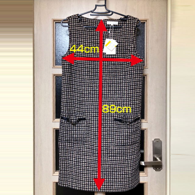 自由区(ジユウク)の自由区 オンワード樫山 ジャンパースカート レディースのスカート(その他)の商品写真