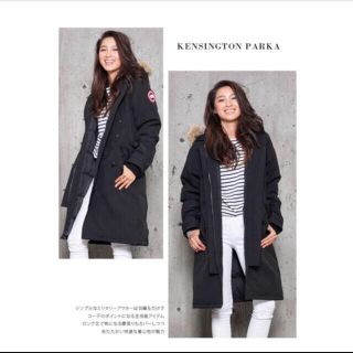 カナダグース(CANADA GOOSE)の美品 CANADA GOOSE LADIESカナダグースケンジントン レディース(ダウンジャケット)