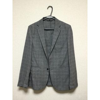 ユナイテッドアローズグリーンレーベルリラクシング(UNITED ARROWS green label relaxing)の【美品】チェック柄 テーラードジャケット 大幅値下げ 8000→5000(スーツジャケット)