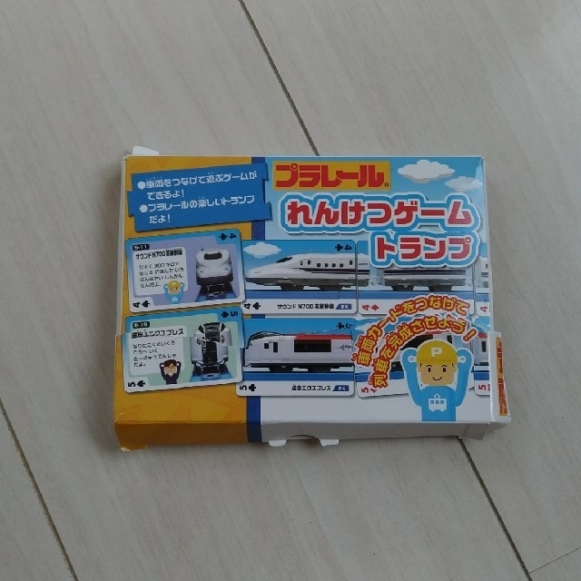 Takara Tomy(タカラトミー)のプラレール　連結トランプ エンタメ/ホビーのテーブルゲーム/ホビー(トランプ/UNO)の商品写真