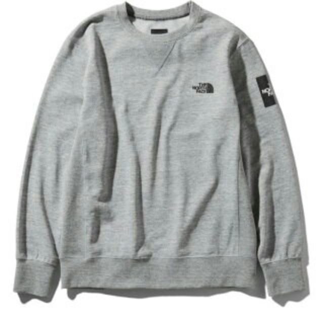 THE NORTH FACE(ザノースフェイス)のノースフェイス スクエアロゴクルー NT11954 Z グレーXL 2019春夏 メンズのトップス(スウェット)の商品写真