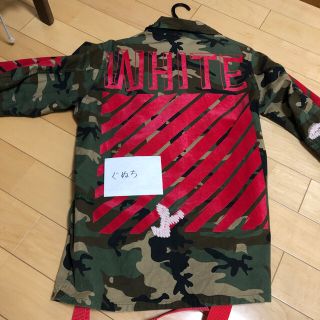 オフホワイト(OFF-WHITE)のサムスン様専用 off-white 15AW カモフラージュジャケット(ミリタリージャケット)