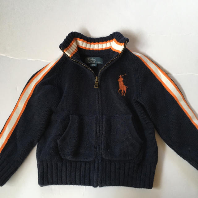 Ralph Lauren(ラルフローレン)のラルフローレン パーカー 24M90cm綿100%ニット キッズ/ベビー/マタニティのキッズ服男の子用(90cm~)(ジャケット/上着)の商品写真