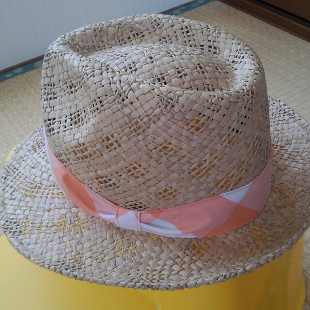 iiMK(アイアイエムケー)のiiMK麦わら帽子☆未使用 レディースの帽子(ハット)の商品写真