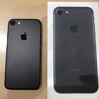 アップル(Apple)の極美品 iPhone7 128GB ブラック(スマートフォン本体)