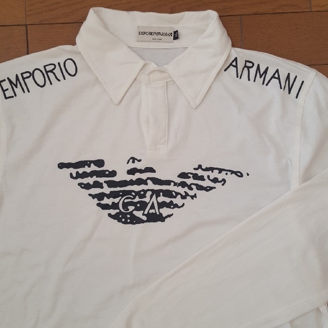 Emporio Armani(エンポリオアルマーニ)のエンポリオ・アルマーニ襟付ロンT XL メンズのトップス(Tシャツ/カットソー(七分/長袖))の商品写真