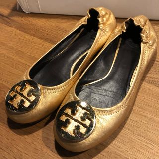 トリーバーチ(Tory Burch)のトリーバーチ フラット ゴールド(バレエシューズ)