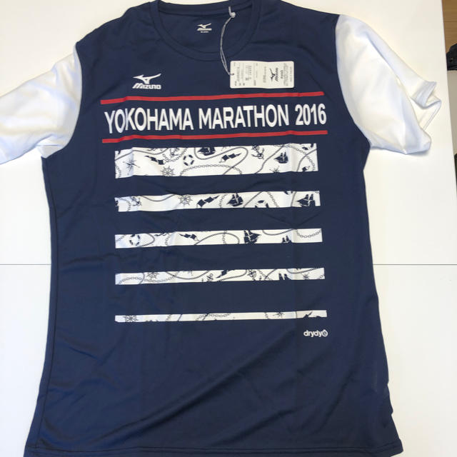 MIZUNO(ミズノ)の横浜マラソン2016  oサイズ参加Tシャツ スポーツ/アウトドアのランニング(ウェア)の商品写真