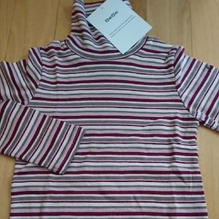 ベベ(BeBe)の春様専用*新品*タグ付き*BeBe*タートルネックカットソー*110(Tシャツ/カットソー)