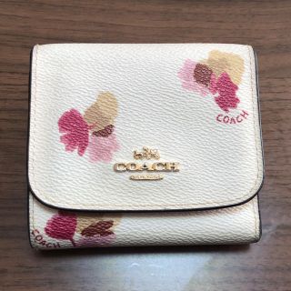 コーチ(COACH)のcoach 折財布 花柄 春財布(財布)