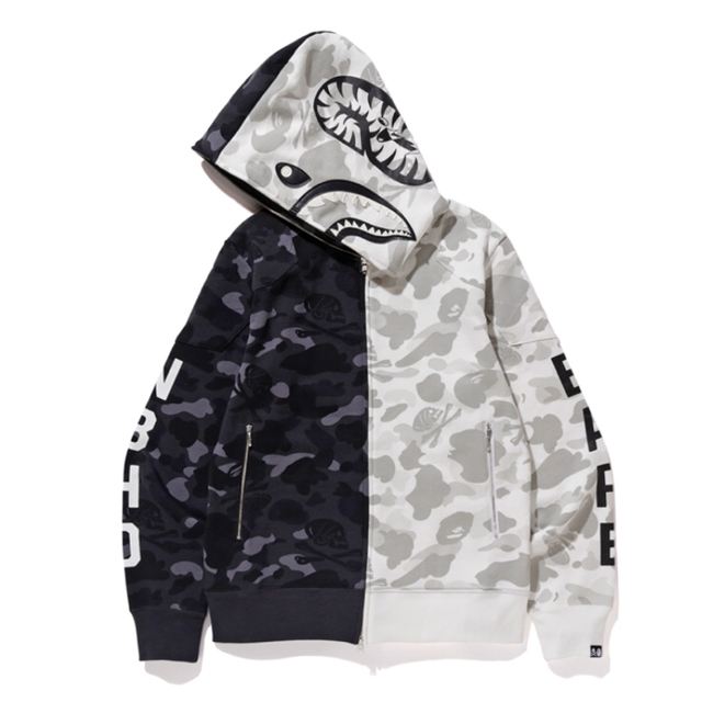 BAPE x NBHD Full Zip Hoodie 1