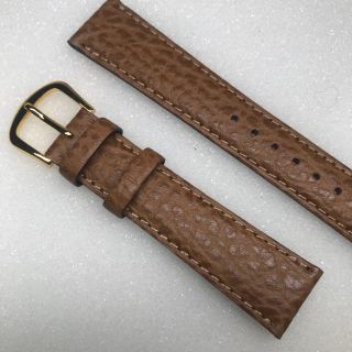 セイコー(SEIKO)のあっきー様専用　SEIKO時計革バンド 牛革バッファロー型押 18㎜ 茶(レザーベルト)