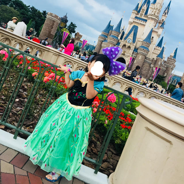 Disney(ディズニー)のprincess👸 👗2点セット👗120㎝ キッズ/ベビー/マタニティのキッズ服女の子用(90cm~)(ドレス/フォーマル)の商品写真