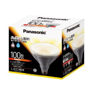 パナソニック(Panasonic)のパナソニック E26口金　LED電球 (電球色相当)ハイビーム電球100W形相当(蛍光灯/電球)