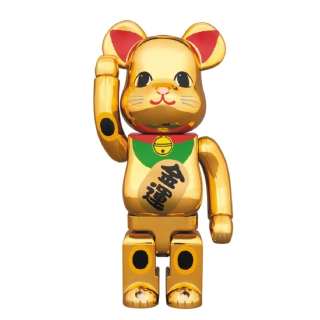 【専用】ベアブリック BE@RBRICK 招き猫 金メッキ 六 6 400%