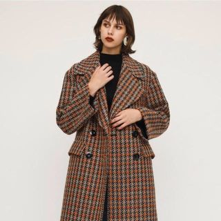 スライ(SLY)のSLY DOMMY CHECK COAT(ロングコート)