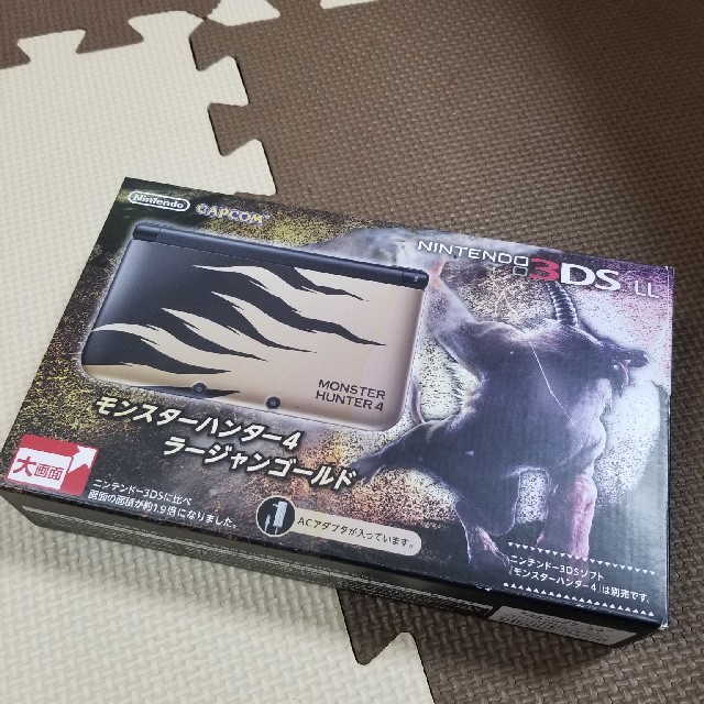 数量限定！新品！3DS LL モンスターハンター4　ラージャンゴールド