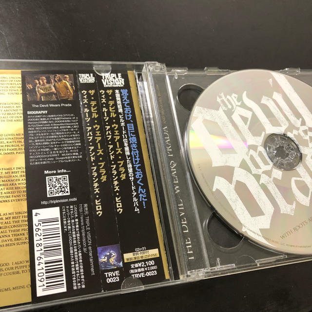 the devil wears prada DVD付き エンタメ/ホビーのCD(ポップス/ロック(洋楽))の商品写真