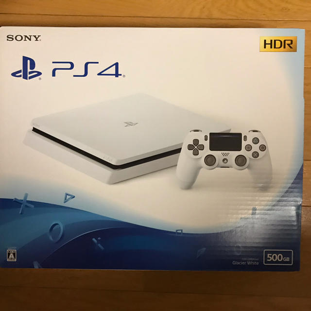 新品 PlayStation 4 ホワイト 500GB CUH-2200AB02 - 家庭用ゲーム機本体