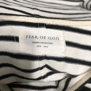 fearofgod 4th collection ボックスボーダーTシャツ S