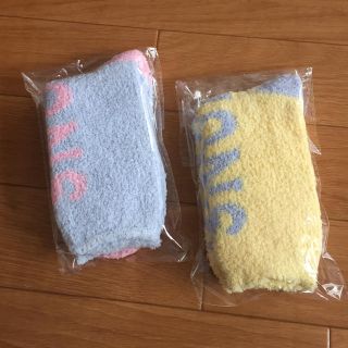 ジェラートピケ(gelato pique)の新品未使用もこもこ靴下2足セット(ソックス)