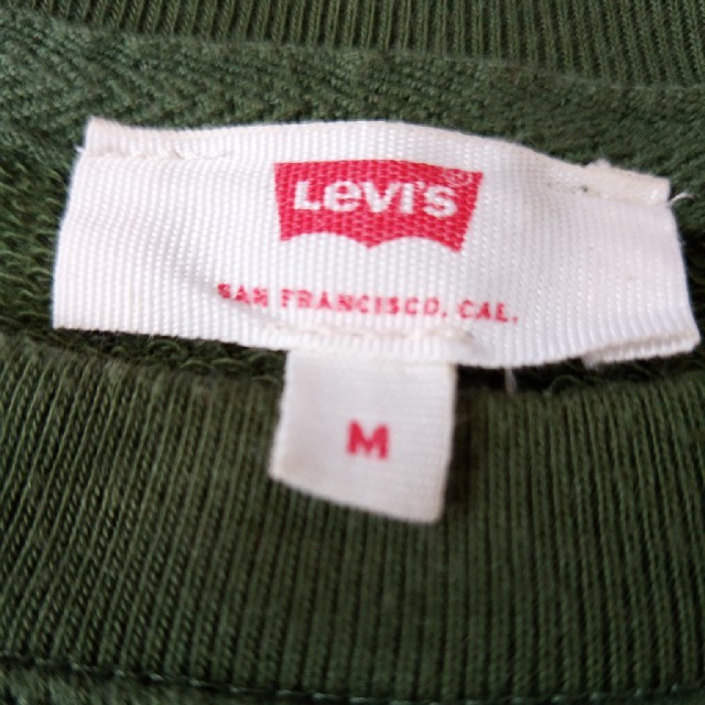 Levi's(リーバイス)のＭサイズトレーナー LEVI’S グリーン  メンズのトップス(スウェット)の商品写真