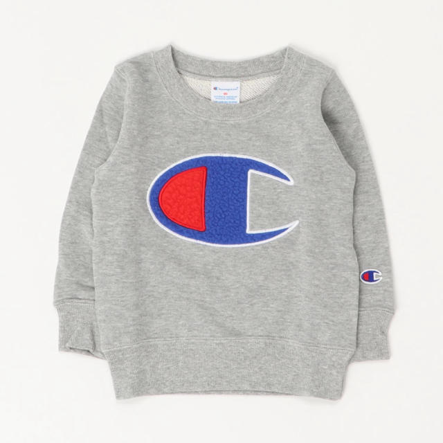 FREAK'S STORE(フリークスストア)のChampion/ チャンピオン 別注ビッグCアップリケロゴスエット キッズ/ベビー/マタニティのキッズ服男の子用(90cm~)(Tシャツ/カットソー)の商品写真