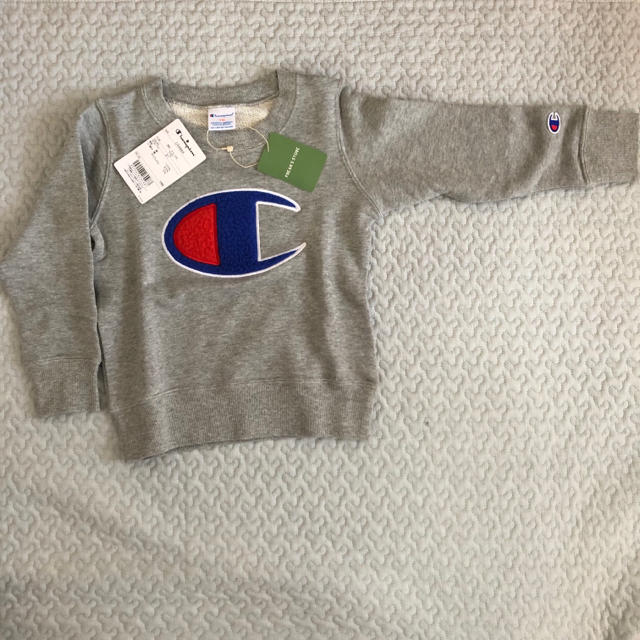 FREAK'S STORE(フリークスストア)のChampion/ チャンピオン 別注ビッグCアップリケロゴスエット キッズ/ベビー/マタニティのキッズ服男の子用(90cm~)(Tシャツ/カットソー)の商品写真