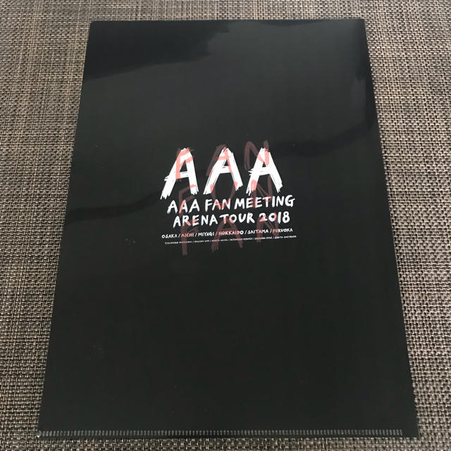 AAA(トリプルエー)のyume様専用AAA クリアファイル 6人 エンタメ/ホビーのアニメグッズ(クリアファイル)の商品写真