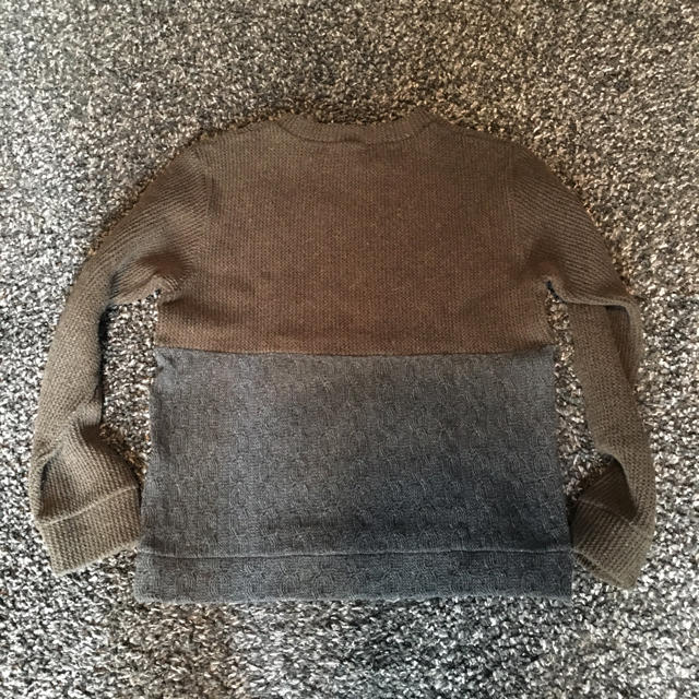 ichi-miri(イチミリ)のイチミリ 切替 ニット セーター バイカラー メンズ メンズのトップス(ニット/セーター)の商品写真