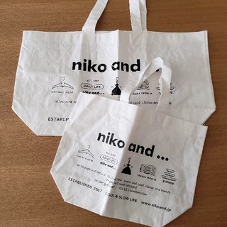 ニコアンド(niko and...)のショッピングバック(エコバッグ)