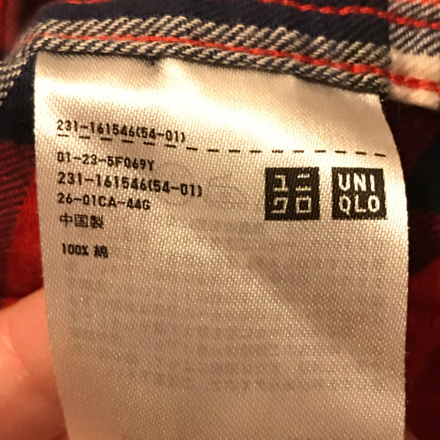 UNIQLO(ユニクロ)のUNIQLO フランネルシャツ Mサイズ レディースのトップス(シャツ/ブラウス(長袖/七分))の商品写真