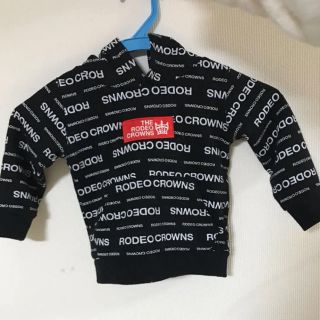 ロデオクラウンズ(RODEO CROWNS)のロデオクラウンズ 黒パーカー(ニット)