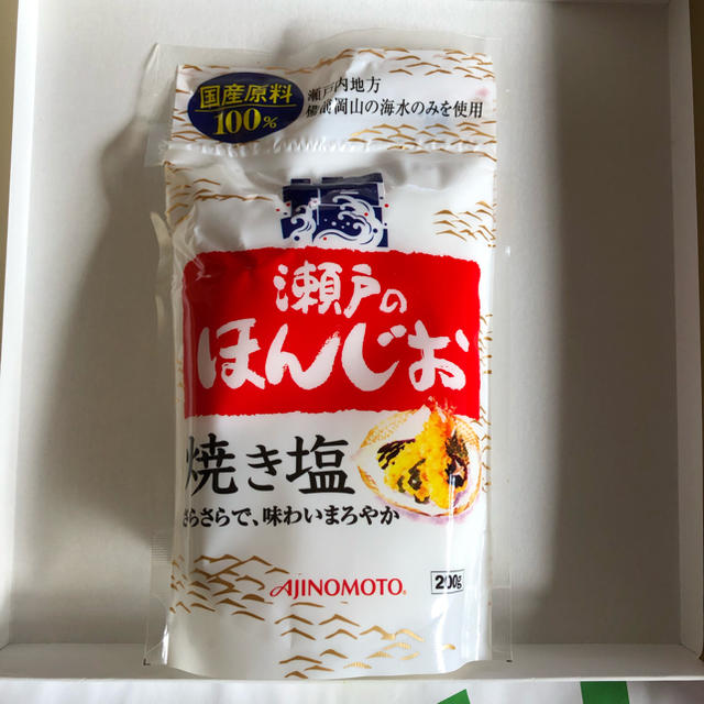 味の素(アジノモト)の瀬戸のほんじお 焼き塩☆焼きしお 食品/飲料/酒の食品(調味料)の商品写真