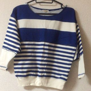 フォーエバートゥエンティーワン(FOREVER 21)のボーダートップス(Tシャツ(長袖/七分))