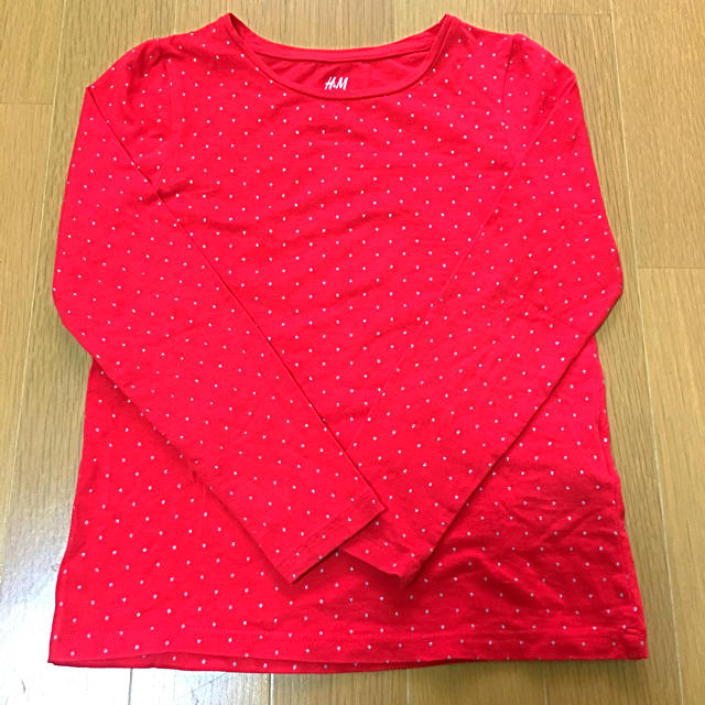 H&M(エイチアンドエム)のH&M ロンT キッズ/ベビー/マタニティのキッズ服女の子用(90cm~)(Tシャツ/カットソー)の商品写真