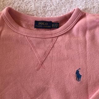 ラルフローレン(Ralph Lauren)のラルフローレン ピンク スエット(トレーナー/スウェット)