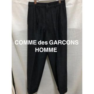 コムデギャルソン(COMME des GARCONS)の90's コムデギャルソンオム ウールワイドテーパードスラックス(スラックス)