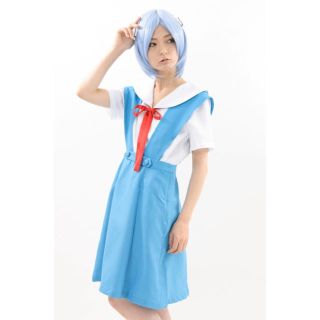 エヴァンゲリオン 5点セット 本格的 コスプレ 衣装 制服 エヴァ アスカ レイ(衣装一式)