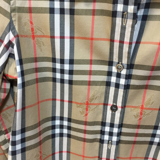 BURBERRY(バーバリー)の⭐️再値下げ⭐︎美品  レア バーバリー チェックシャツ 長袖 Lサイズ レディースのトップス(シャツ/ブラウス(長袖/七分))の商品写真