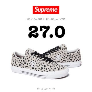 シュプリーム(Supreme)のSupreme Vans Pro ダルメシアン 27.0(スニーカー)