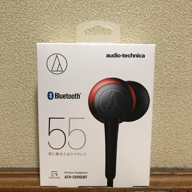 audio-technica(オーディオテクニカ)の新品 audio-technica ATH-CKR55BT-RD スマホ/家電/カメラのオーディオ機器(ヘッドフォン/イヤフォン)の商品写真