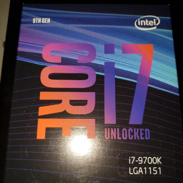 I7 9700K 新品未開封　CPU