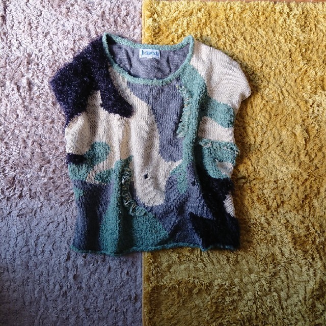 Jocomomola(ホコモモラ)のホコモモラ 半袖セーター シビラ レディースのトップス(ニット/セーター)の商品写真