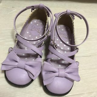 アンジェリックプリティー(Angelic Pretty)のティーパーティシューズ ライラックSサイズ(ハイヒール/パンプス)