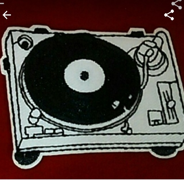 DJ レコード  ワッペン  クラブ 可愛い エンタメ/ホビーのCD(ヒップホップ/ラップ)の商品写真