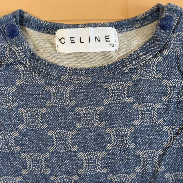 celine(セリーヌ)の【bonds様 専用】セリーヌ モノグラムプリント ベビー服 70 長T キッズ/ベビー/マタニティのベビー服(~85cm)(Ｔシャツ)の商品写真