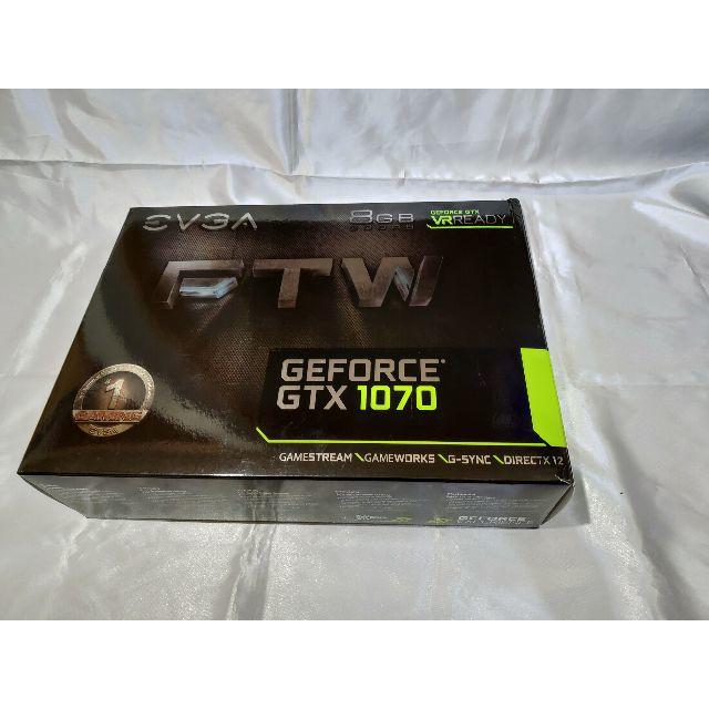 EVGA GeForce GTX 1070 FTW GAMING ACX 3.0 スマホ/家電/カメラのPC/タブレット(PCパーツ)の商品写真