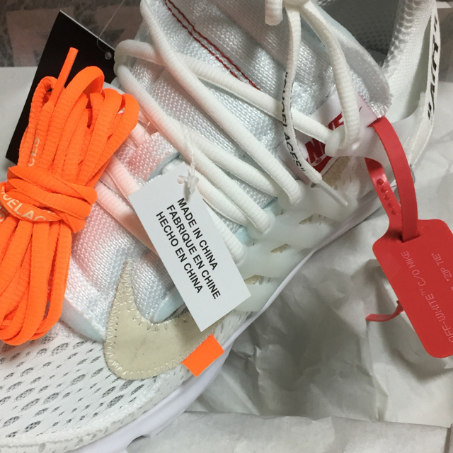 NIKE(ナイキ)の30cm NIKE Off-white エアプレスト THE10 メンズの靴/シューズ(スニーカー)の商品写真